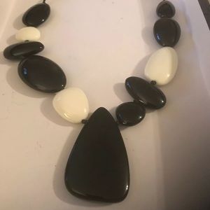 Chicos Black and White Necklace